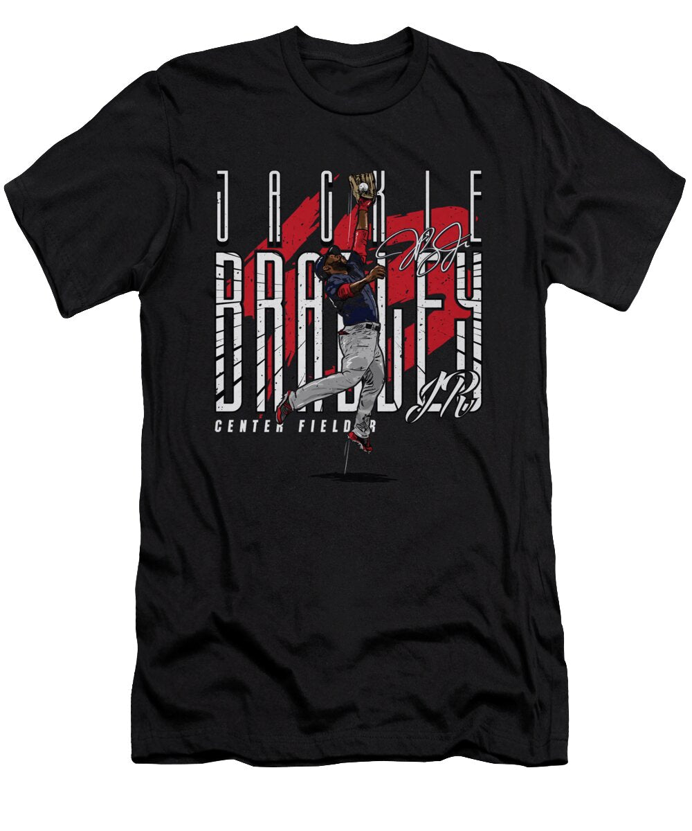 Jackie Bradley Jr Boston Leaping Catch Ihsan Sirin T-Shirt