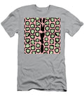 Jaguar Pattern in Melon on Pink Lemonade Colleen Cornelius T-Shirt