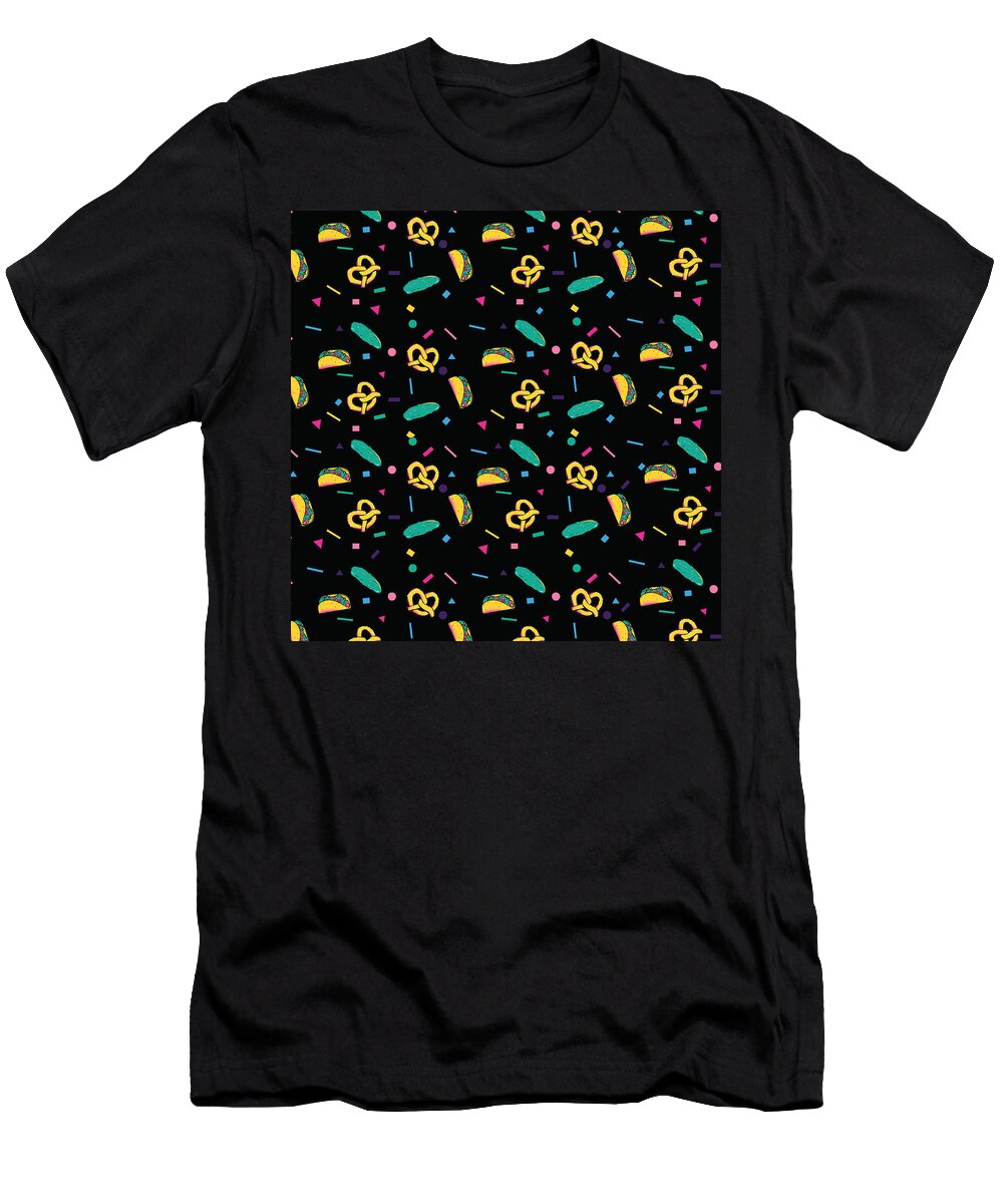 Jakes Pickles Pretzels and Tacos Helen Bell T-Shirt