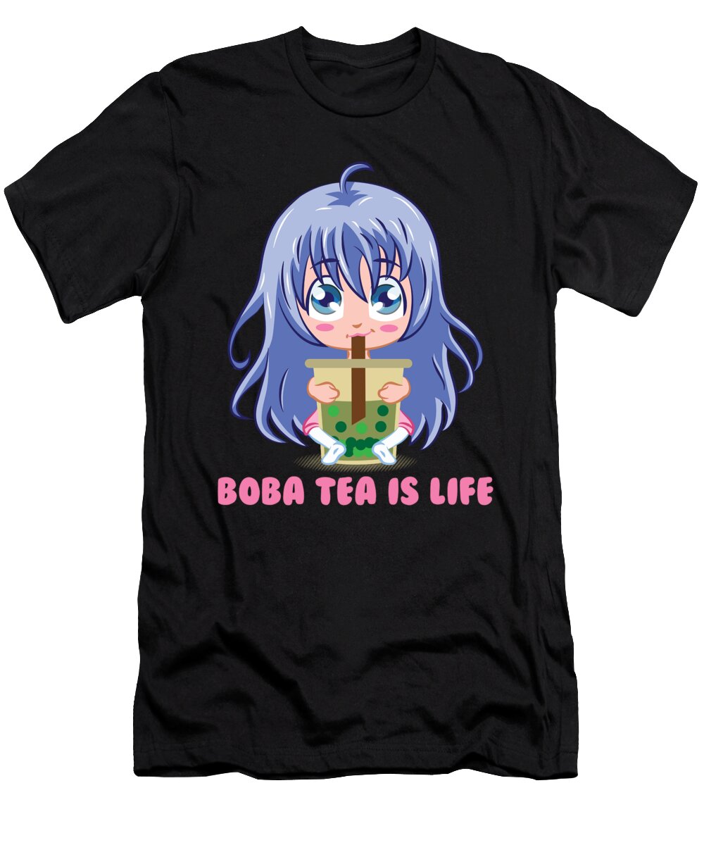 Japanese Anime Girl Manga Boba Tea Gift Manuel Pichler T-Shirt