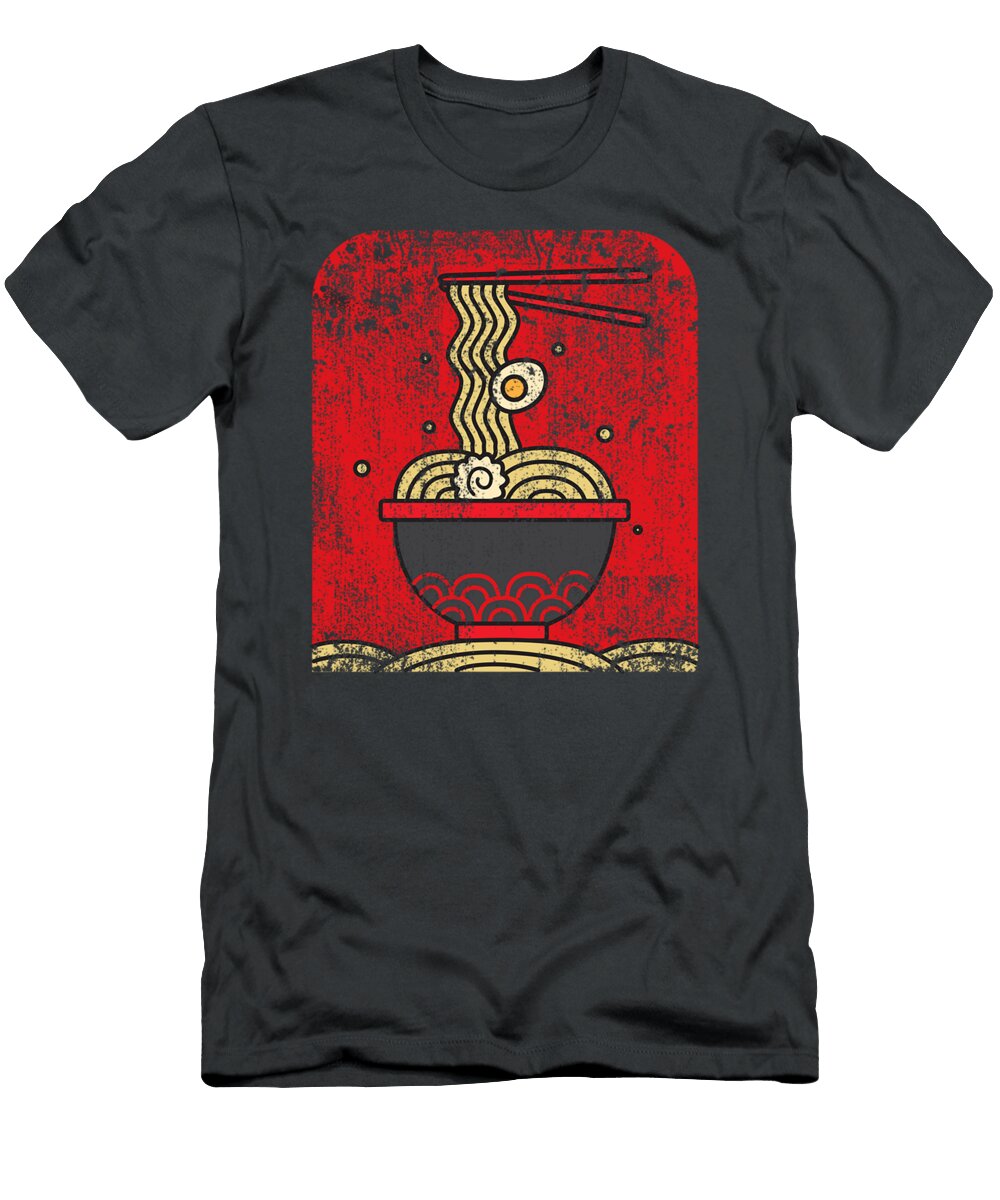 Japanese Art Ramen Noodles Design for a Ramen Lover Calixu Manra T-Shirt