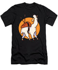 Japanese Cuisine Sushi Llama Cute and Funny Animal Art Designs T-Shirt
