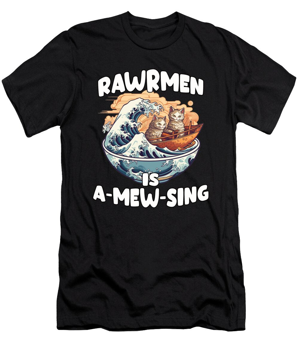 Japanese Ramen Artwork for Otakus Anime Fans Benjamin Burkert T-Shirt