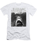 Jaws Photo Negative Shark Attack Poster Boy Girl Beth Walsh T-Shirt