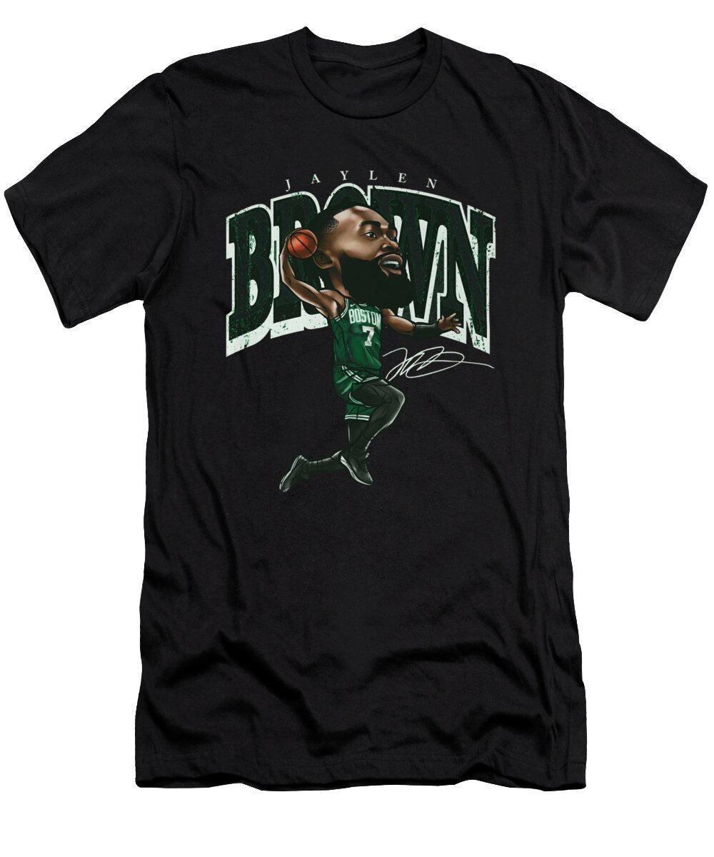 Jaylen Brown Boston Cartoon Ihsan Sirin T-Shirt