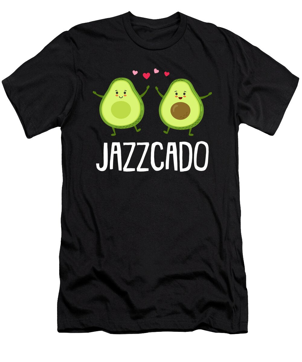Jazz Avocado Music Musician Big Band Jazz Crazy Squirrel T-Shirt