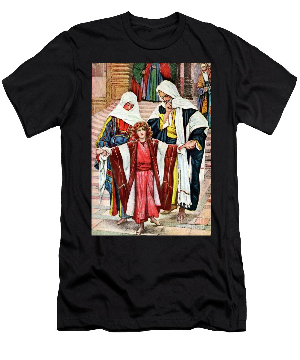 Jesus in the Temple James Jacques Joseph Tissot T-Shirt
