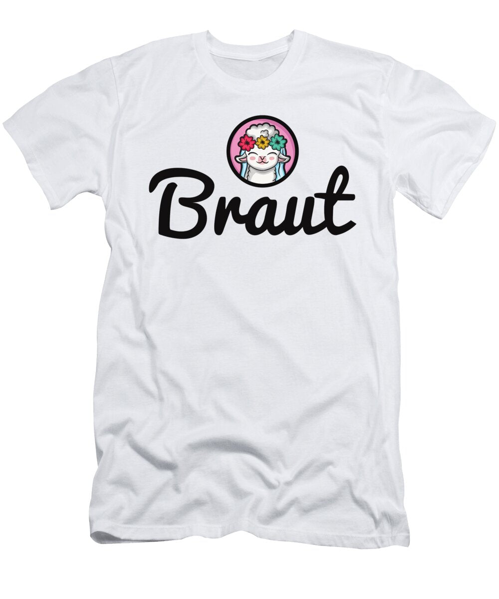 Jga Bride Bride Alpaca Wedding Bachelor Party Marco Rothe T-Shirt