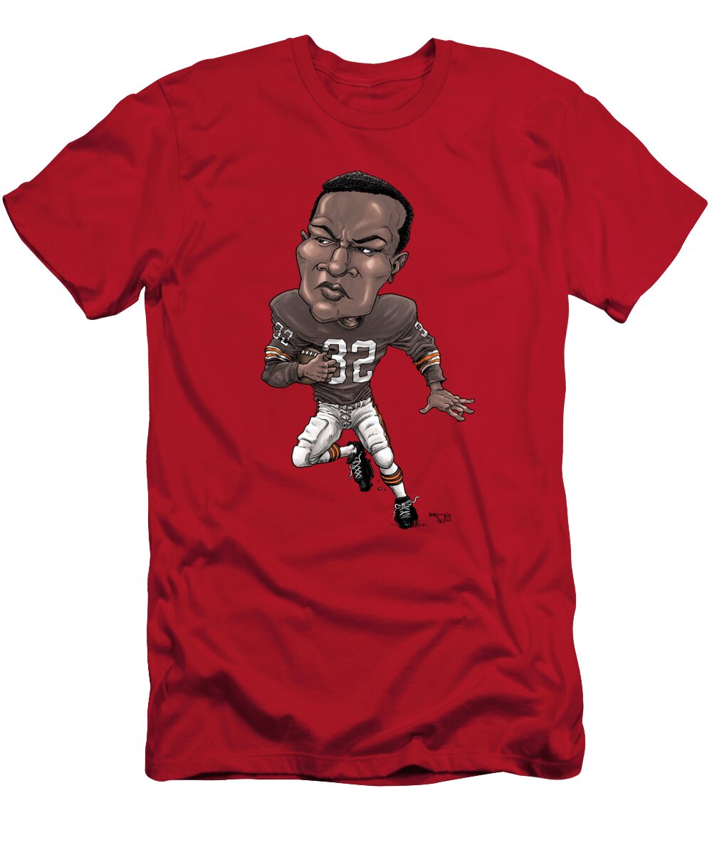 Jim Brown Color Mike Scott T-Shirt