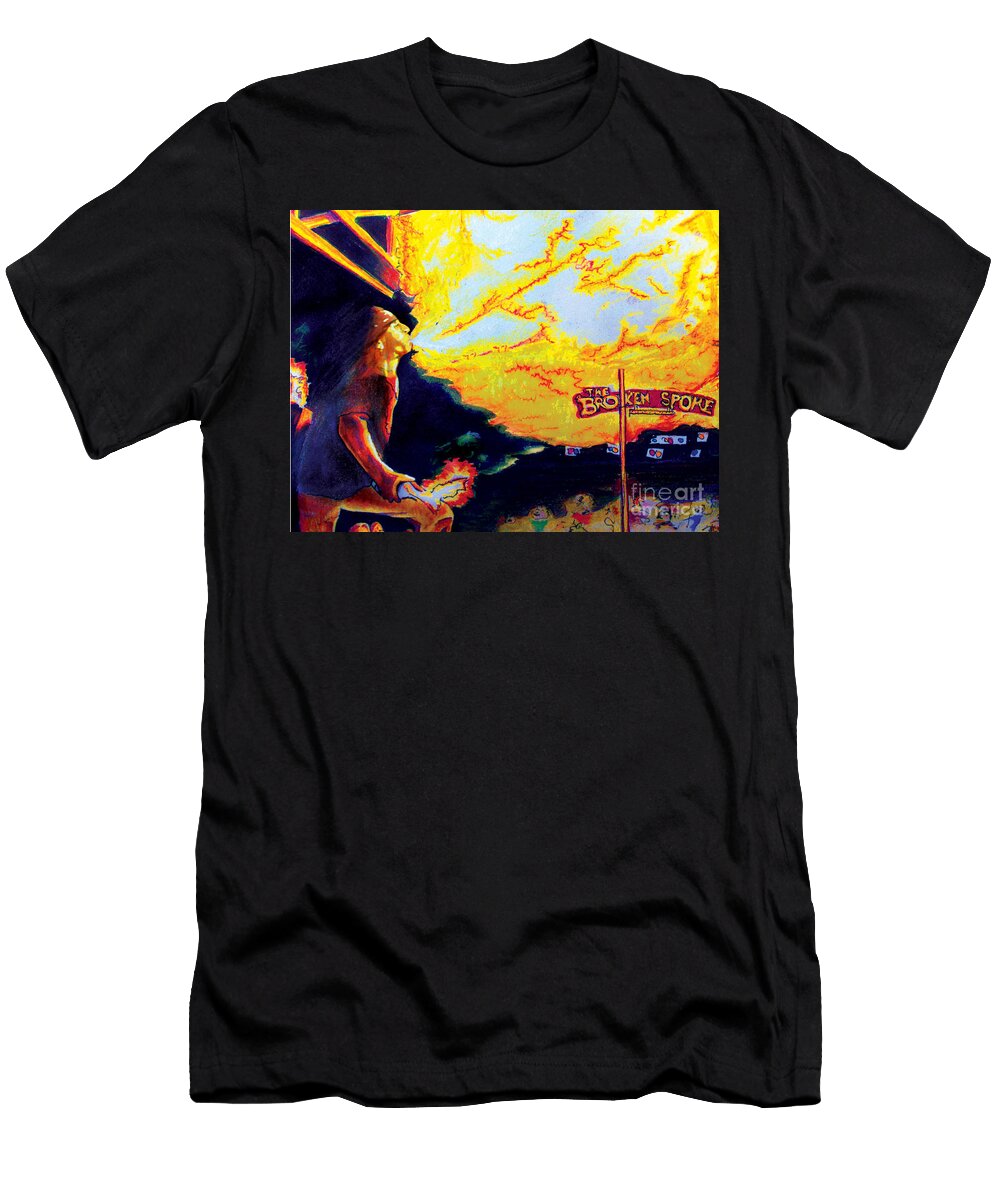Joe At the Broken Spoke Saloon Albert Puskaric T-Shirt