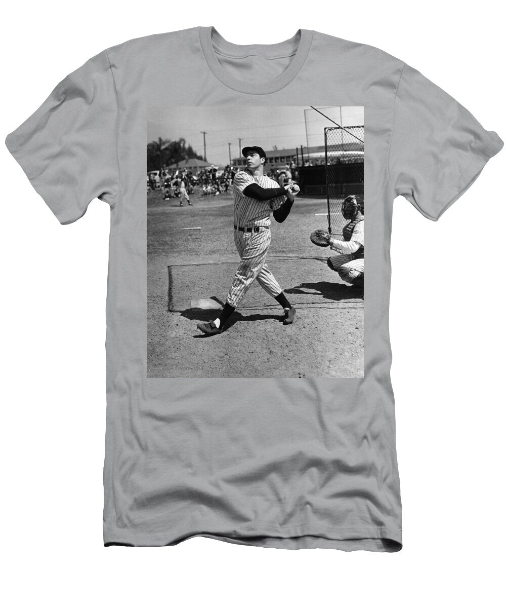 Joe Dimaggio Hits a Belter Ny Yankees T-Shirt