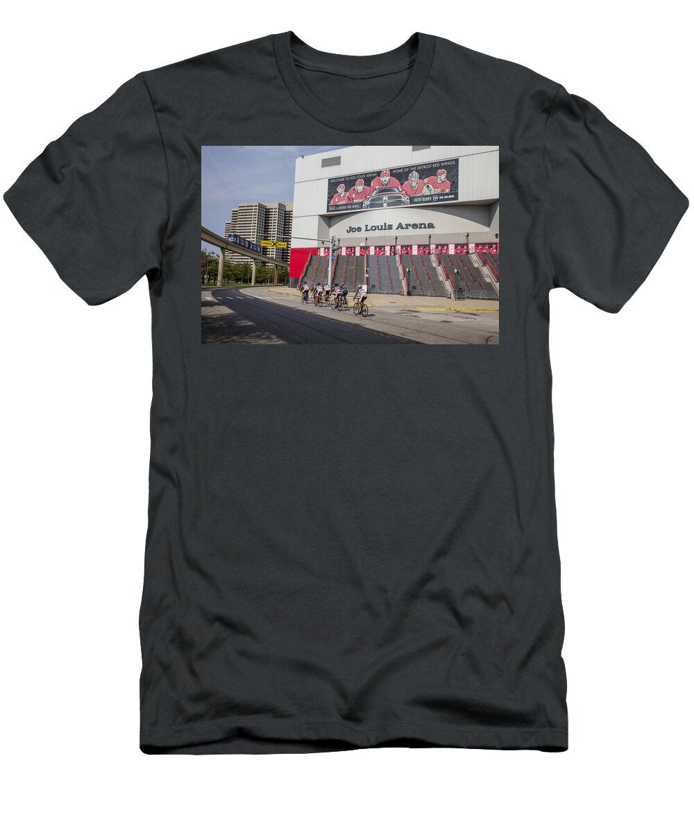 Joe Louis Arena and Bikers John Mcgraw T-Shirt