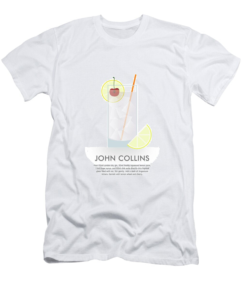 John Collins Cocktail Dennson Creative T-Shirt