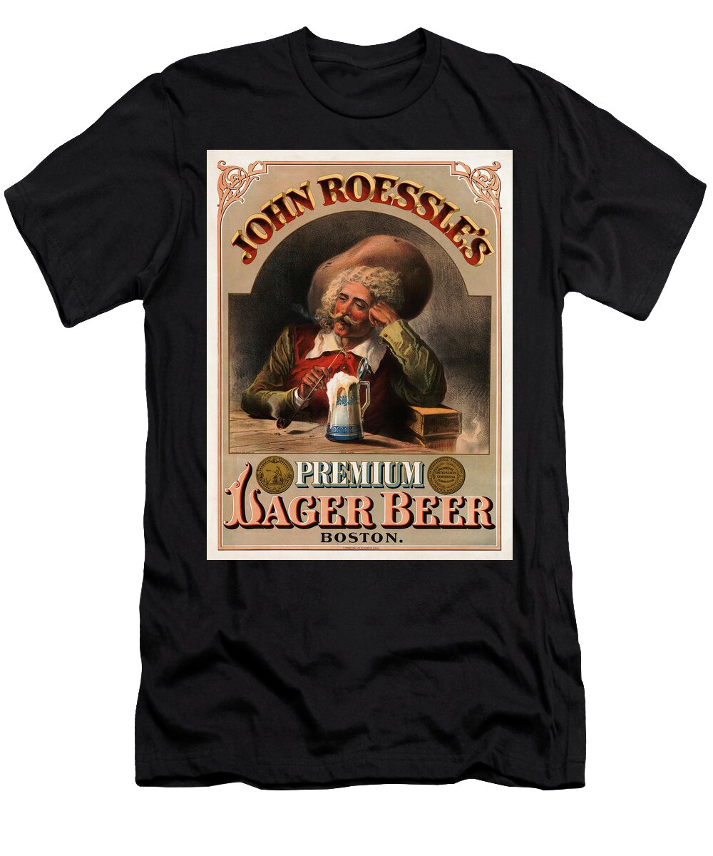 John Roessles Premium Lager Beer American School T-Shirt
