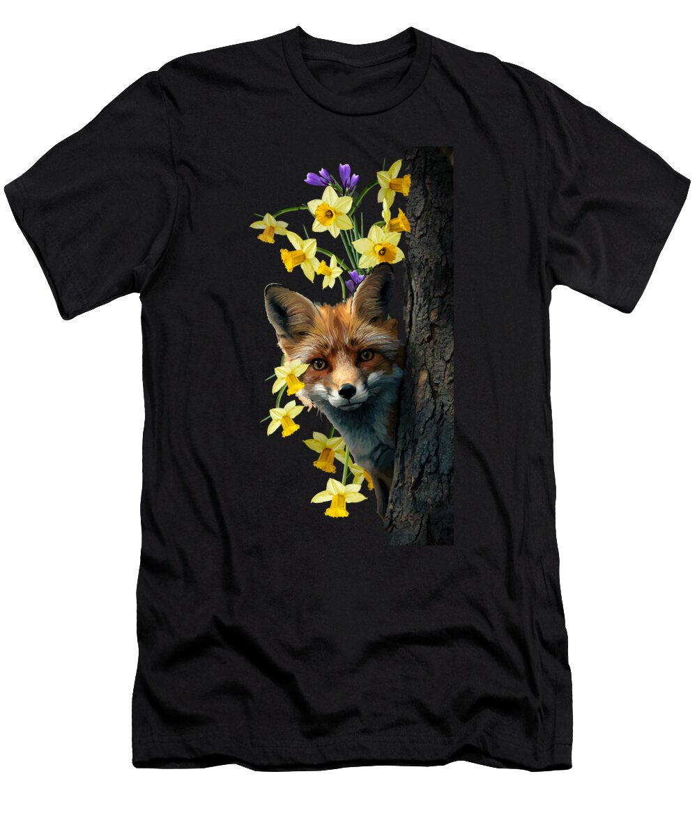 Johnson City Forest Friends Fox Jennifer Geiger T-Shirt