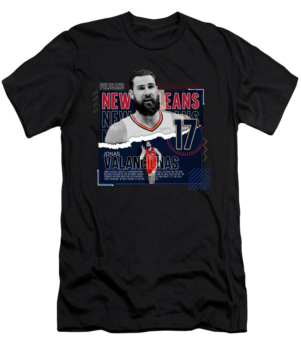 Jonas Valanciunas Basketball Kelvin Kent T-Shirt