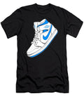 Jordan 1 Blue and White Sneakers Donald Lawrence T-Shirt