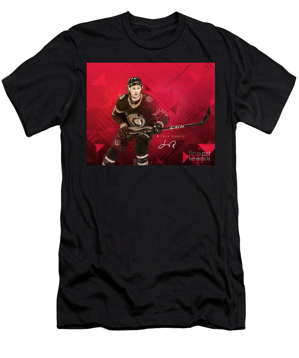 Josh Norris with Signature Mark Mcduffy T-Shirt