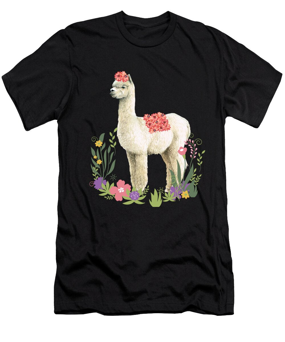 Joyful Alpaca Angela Tseng T-Shirt
