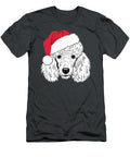 Joyful Poodle Santa Dog on Poodle Christmas Sophie Eleanor T-Shirt