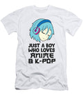 Just a Boy Who Loves Anime and K Pop Eq Designs T-Shirt