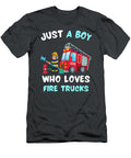 Just a Boy Who Loves Fire Trucks Anh Nguyen T-Shirt