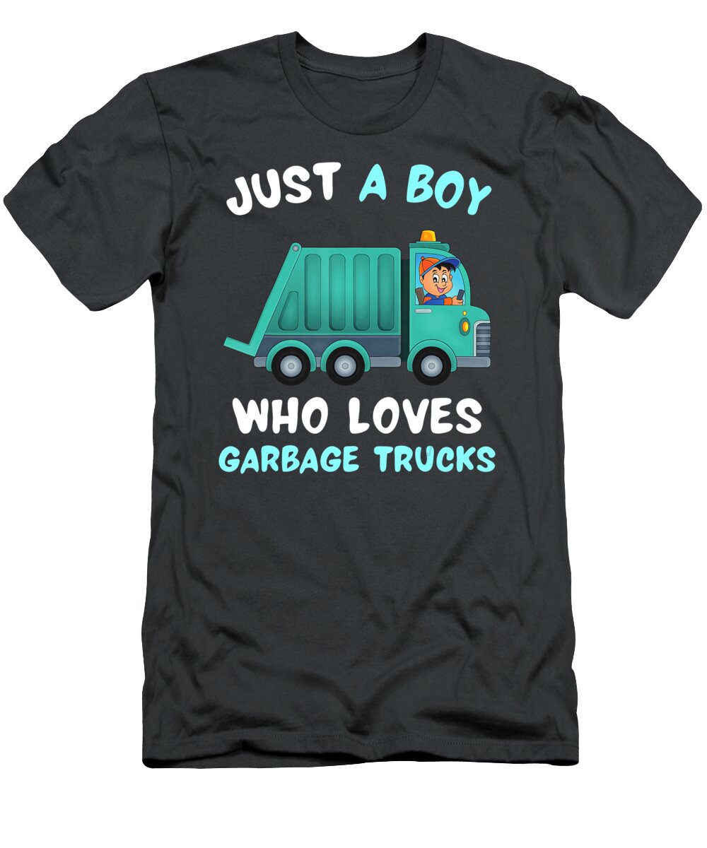 Just a Boy Who Loves Garbage Trucks Anh Nguyen T-Shirt