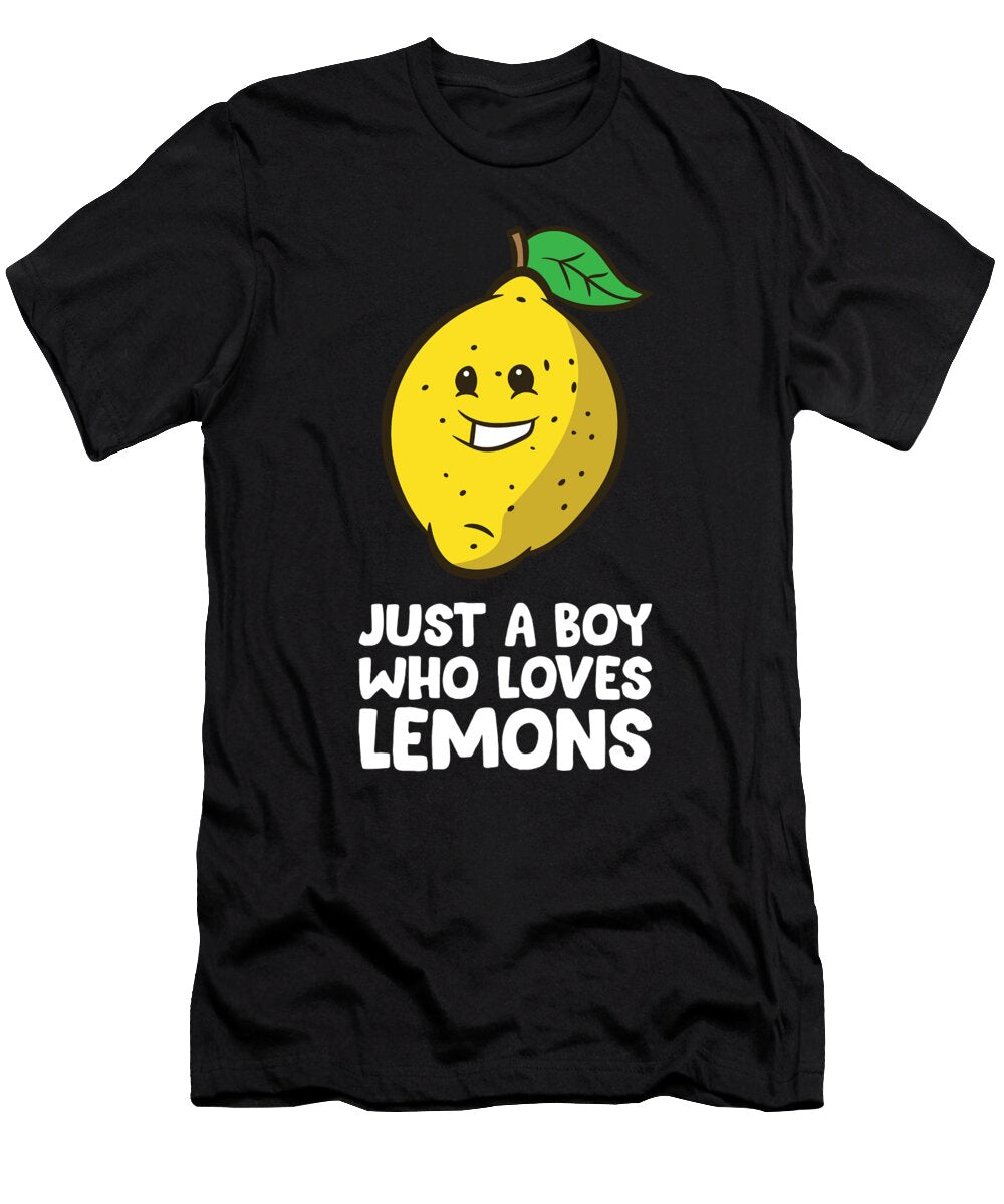 Just a Boy Who Loves Lemons Eq Designs T-Shirt