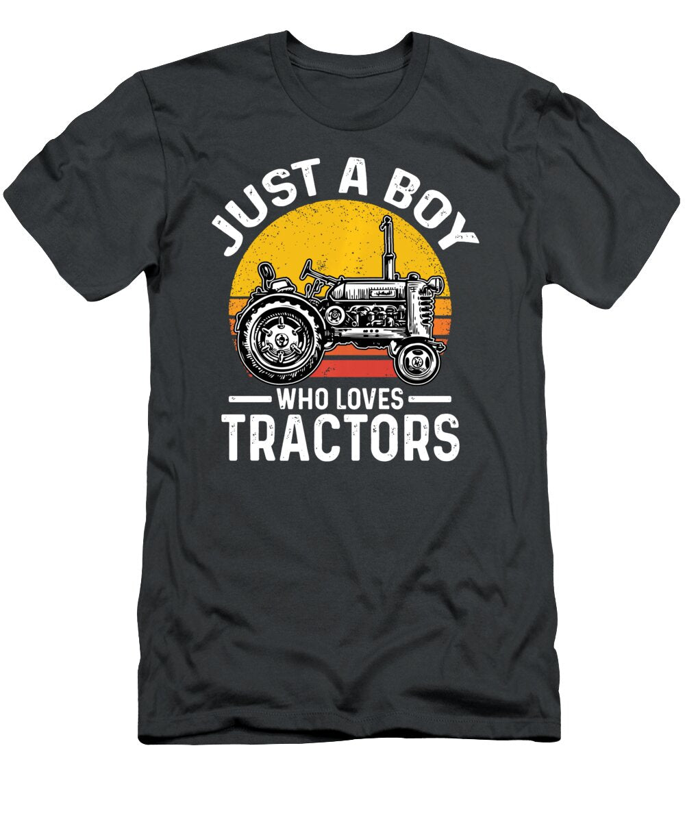 Just a Boy Who Loves Tractors Anh Nguyen T-Shirt