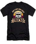 Just a Boy Who Loves Trucks Boys Men Truck Lover Maximus Designs T-Shirt