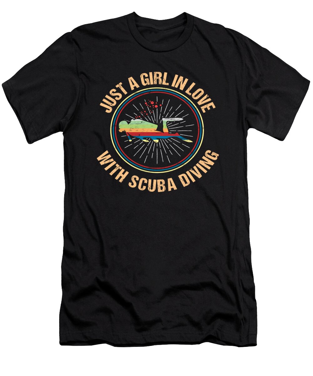 Just a Girl in Love with Scuba Diving Do Tran Quang T-Shirt