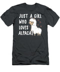 Just a Girl Who Loves Alpacas Cute Alpaca Costume Baueri Sunni T-Shirt