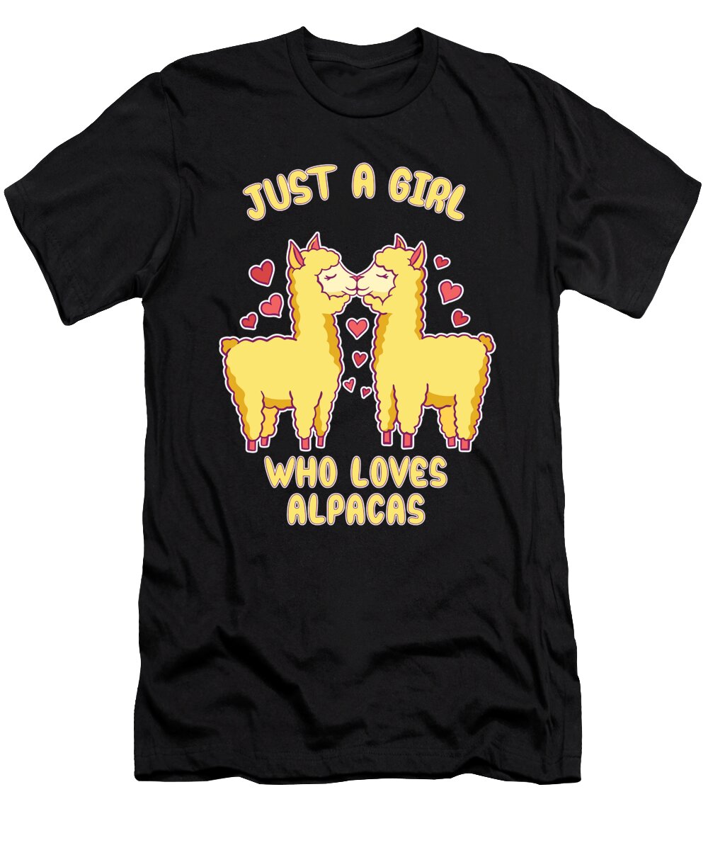 Just a Girl Who Loves Alpacas Tenshirt T-Shirt