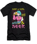 Just a Girl Who Loves Anime and Beer Japan Otaku Florian Dold Art T-Shirt