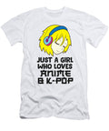 Just a Girl Who Loves Anime and K Pop Eq Designs T-Shirt