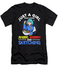 Just a Girl Who Loves Anime Ramen and Sketching Steven Zimmer T-Shirt