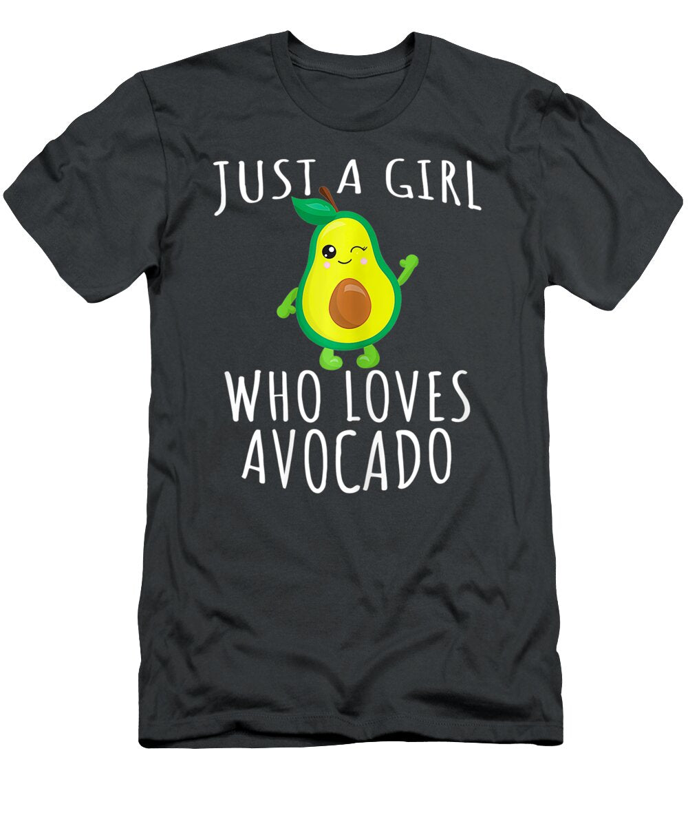 Just a Girl Who Loves Avocado Funny Guacamole Handsley Nguyen T-Shirt