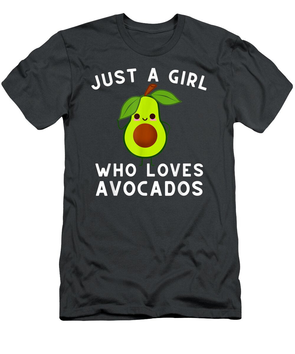 Just a Girl Who Loves Avocados Avocado Guacamole Fateh Zemira T-Shirt