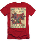 Just a Girl Who Loves Axolotls and Boba Tea Axolotl Lovers Grover Mcclure T-Shirt