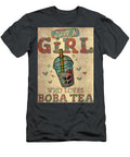 Just a Girl Who Loves Boba Tea Kawaii Style Bubble Milk Tea Grover Mcclure T-Shirt