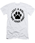 Just a Girl Who Loves Dogs Dog Lover Cool Gift Jensen Cena T-Shirt