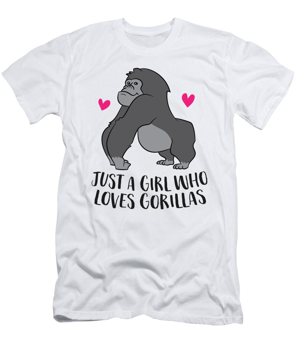 Just a Girl Who Loves Huskies Cute Husky Girl Eq Designs T-Shirt