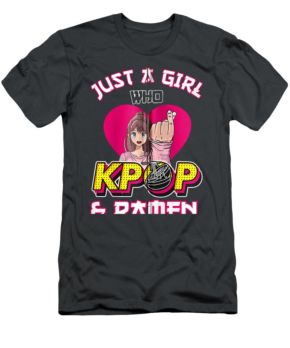 Just a Girl Who Loves K Pop and Ramen Korean K Pop Jovan Sundae T-Shirt