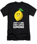 Just a Girl Who Loves Lemons Eq Designs T-Shirt