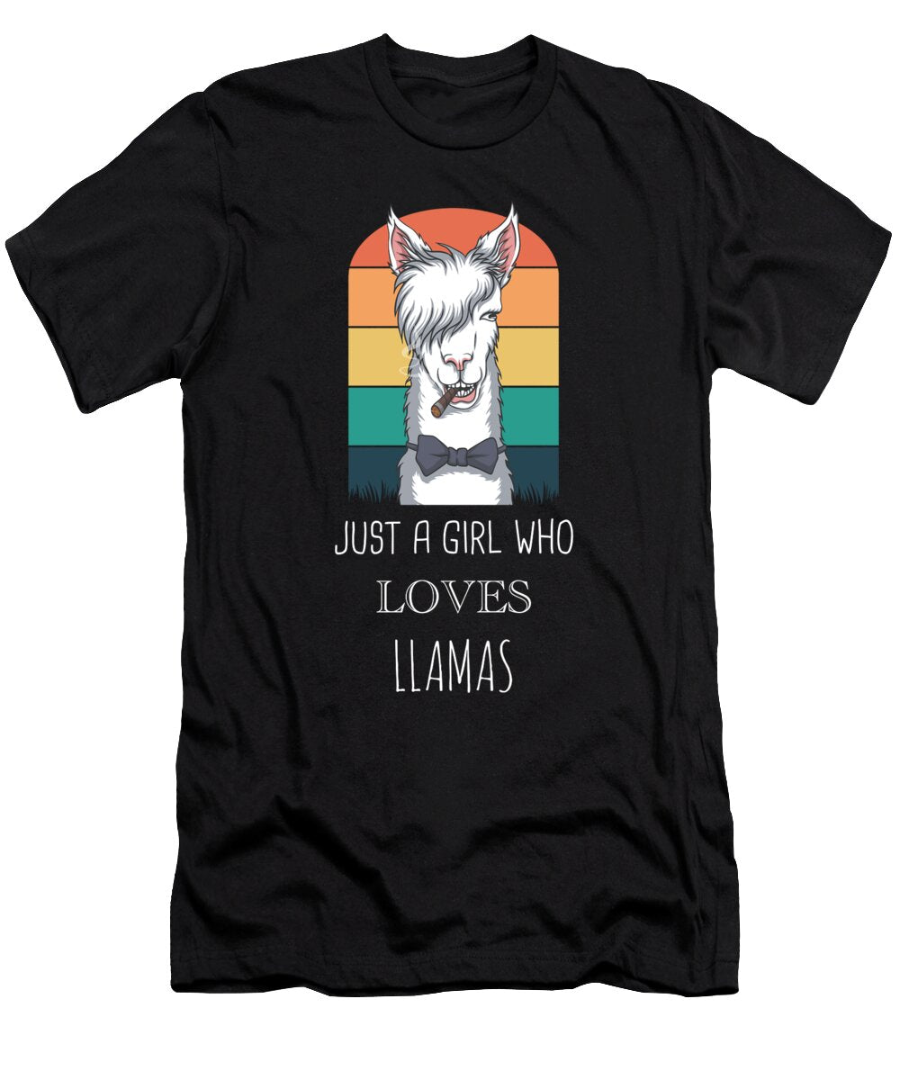 Just a Girl Who Loves Llamas Cynto T-Shirt