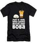 Just a Girl Who Loves Mochi and Boba Eq Designs T-Shirt