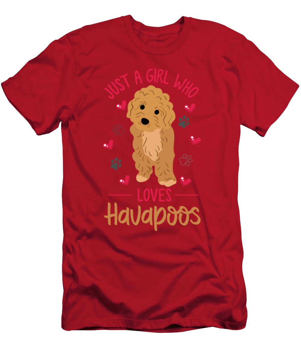 Just a Girl Who Loves Poodle Tinh Tran Le Thanh T-Shirt