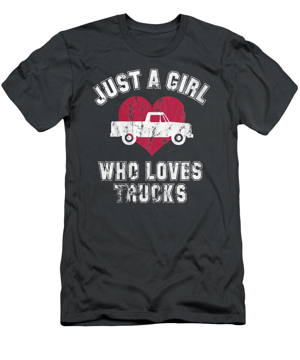 Just a Girl Who Loves Trucks Anh Nguyen T-Shirt