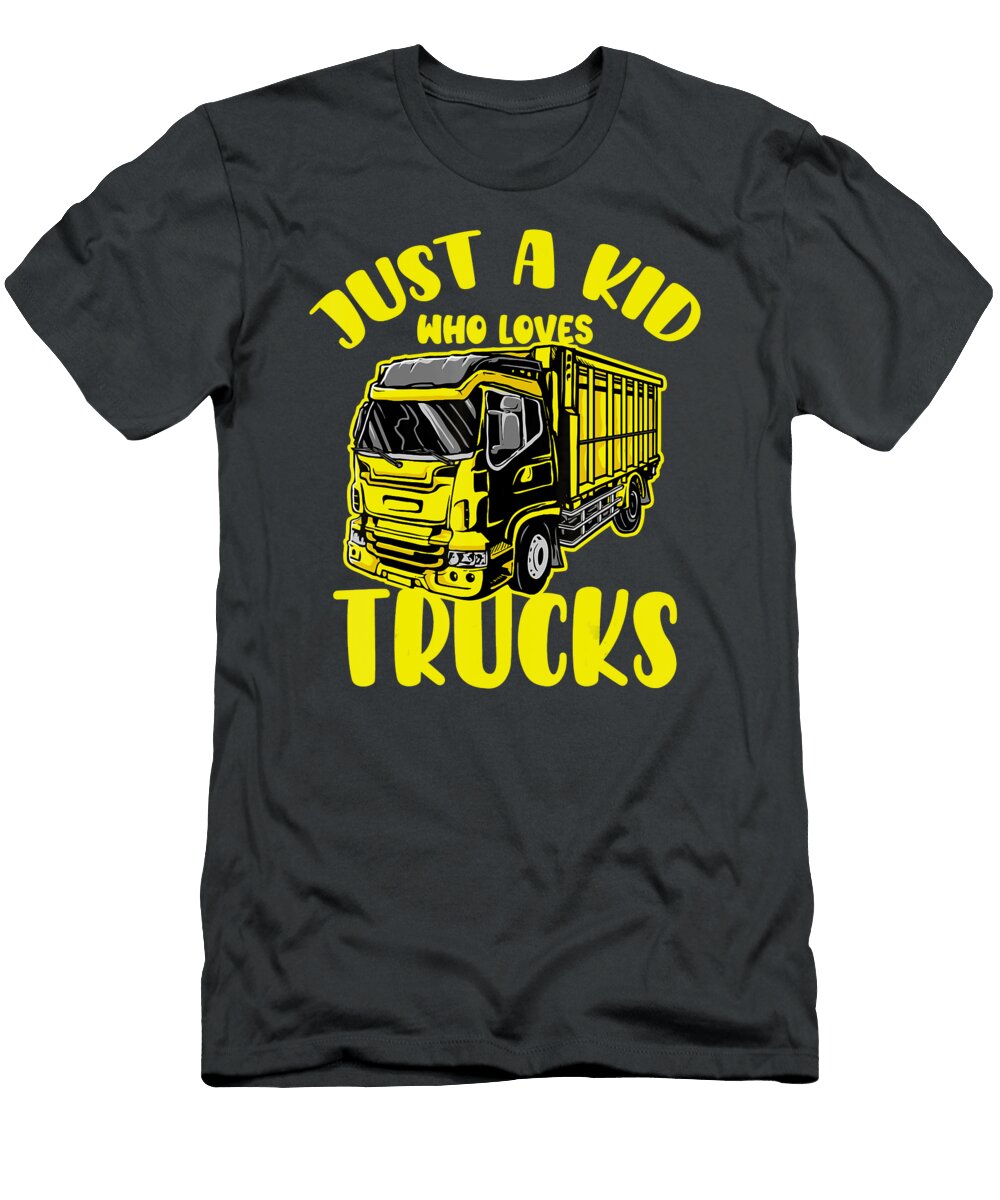 Just a Kid Who Loves Trucks Anh Nguyen T-Shirt
