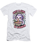 Just Girl Who Loves K Pop and Ramen Joanna Redesiuk T-Shirt